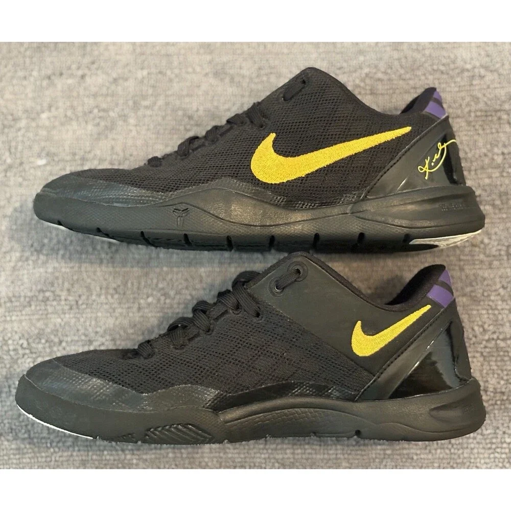 Nike Kobe 8 Protro PS Lakers Away Black Gold Kids Size 2.5Y FN0267-002